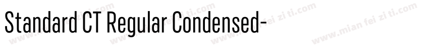 Standard CT Regular Condensed字体转换